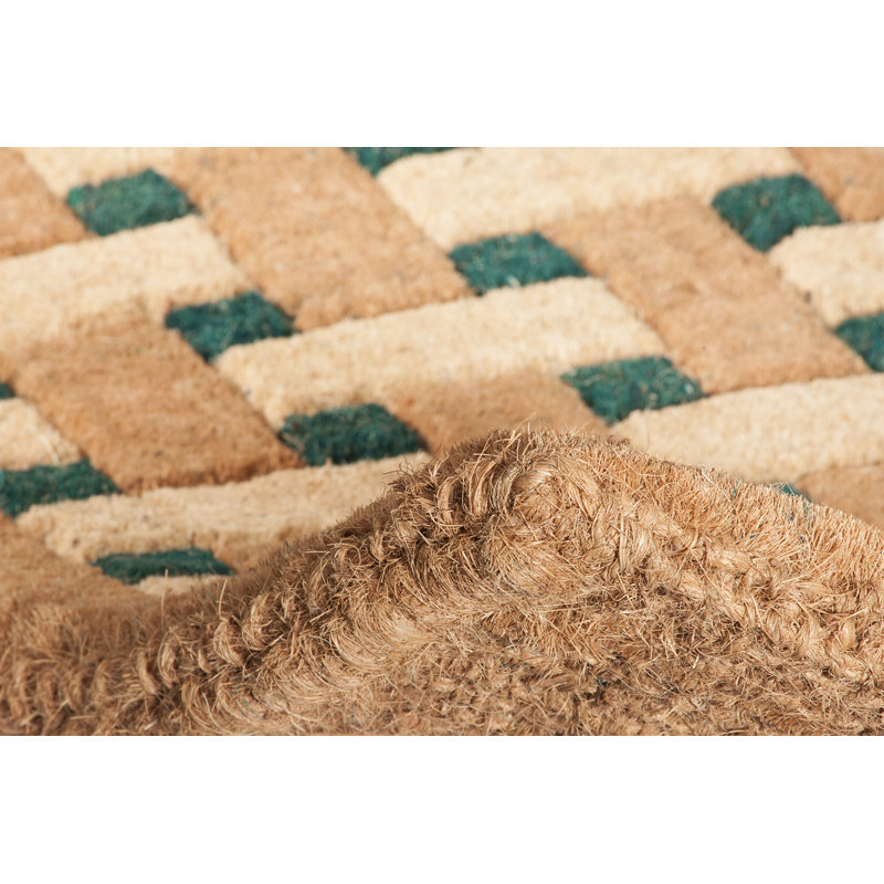 Tapis de porte incrusté Staple Hill, Rectangle 1 pi 6 po x 2 pi 6 po