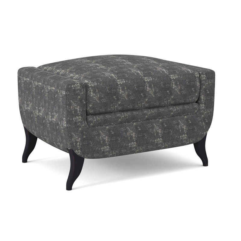 Armstrong Ottoman, Vintage Ebony, Margaret Tangelo