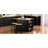 Black Kitchen Island With 2 Seats, Power Source, Internal Storage Unit, Drop-Down Leaf, 5 Side , 3 Drawers For Dynamic Spaces Chairs, Input, Storage, Wonderful Kitchens-121076860
