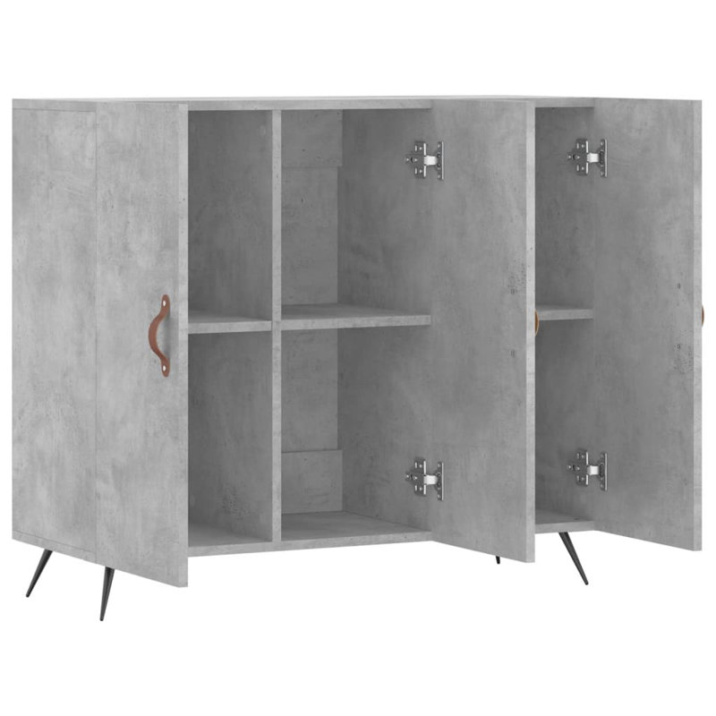 Colvell 90cm Sideboard, Concrete Grey