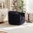39" W Oversized Upholstered Swivel Accent Barrel Chair With Storage Ottoman-1637994137