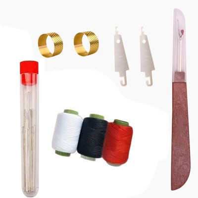 Handmade Set Hand Sewing Tools Kit For Quilts - Needles Thread  Accessories Included Ideal For DIY Sewing Home Repairs