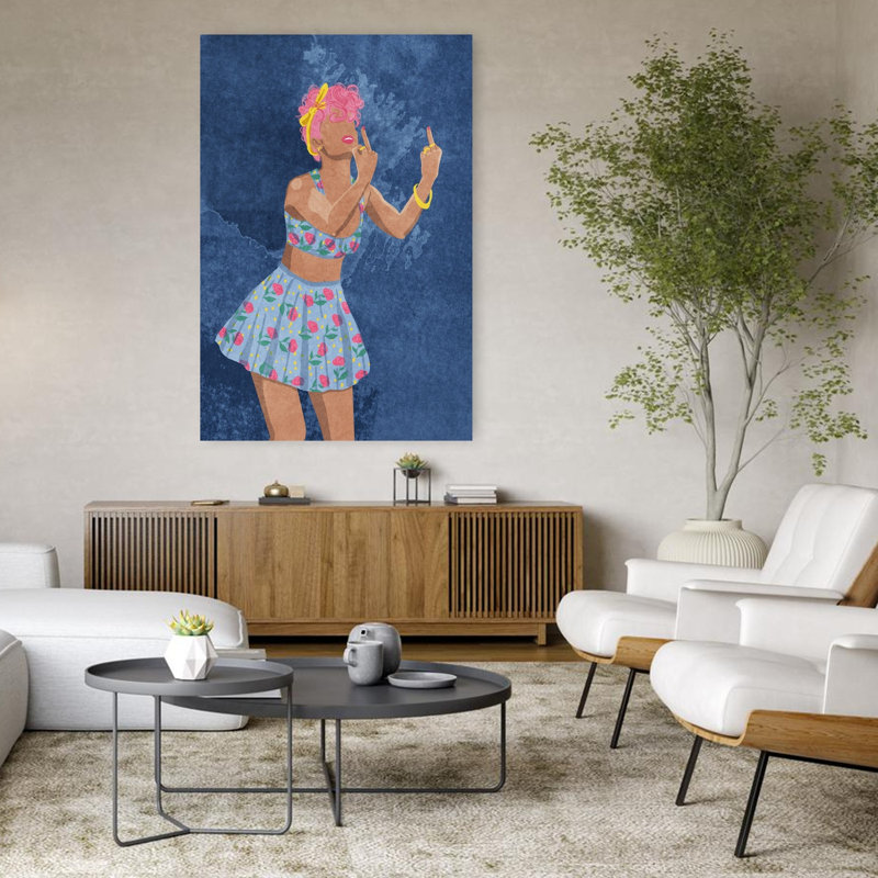 Art contemporain Art contemporain, H 48 po x l 32 po