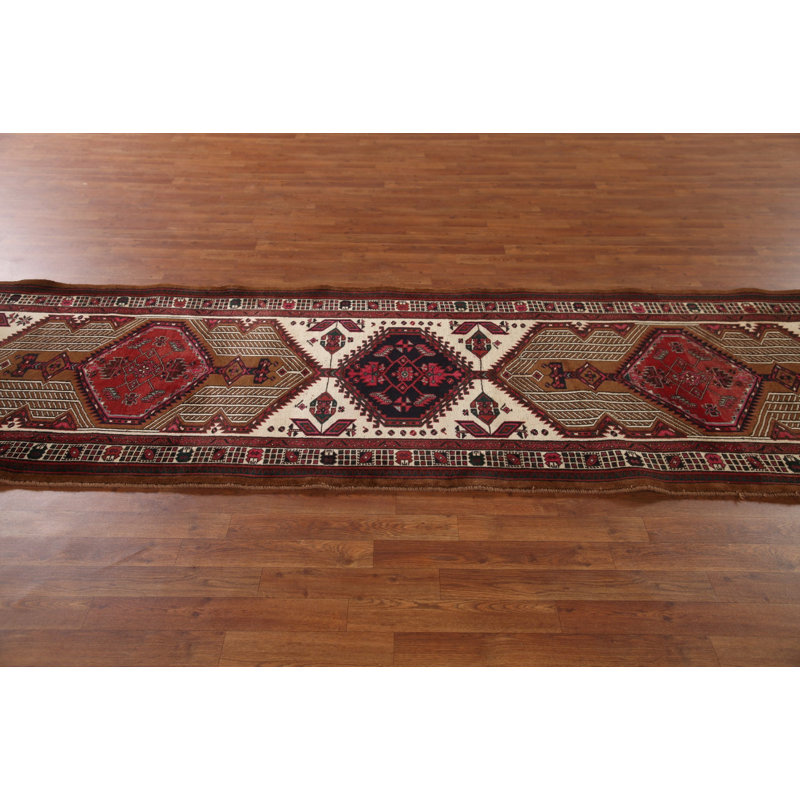 Tapis de couloir ivoire traditionnel 3 x 11