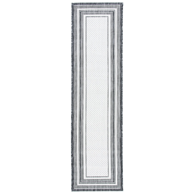 Tapis d'intérieur tissé à la machine Chancy, Tapis de couloir 2 pi 3 po x 10 pi