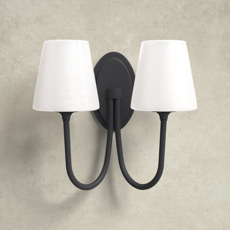 Arcus 2 Light Steel Dimmable Wallchiere