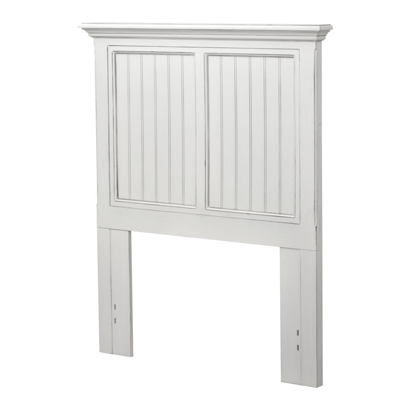 Kolya - Solid Wood Headboard - Twin - Blanc Finish, White, Twin