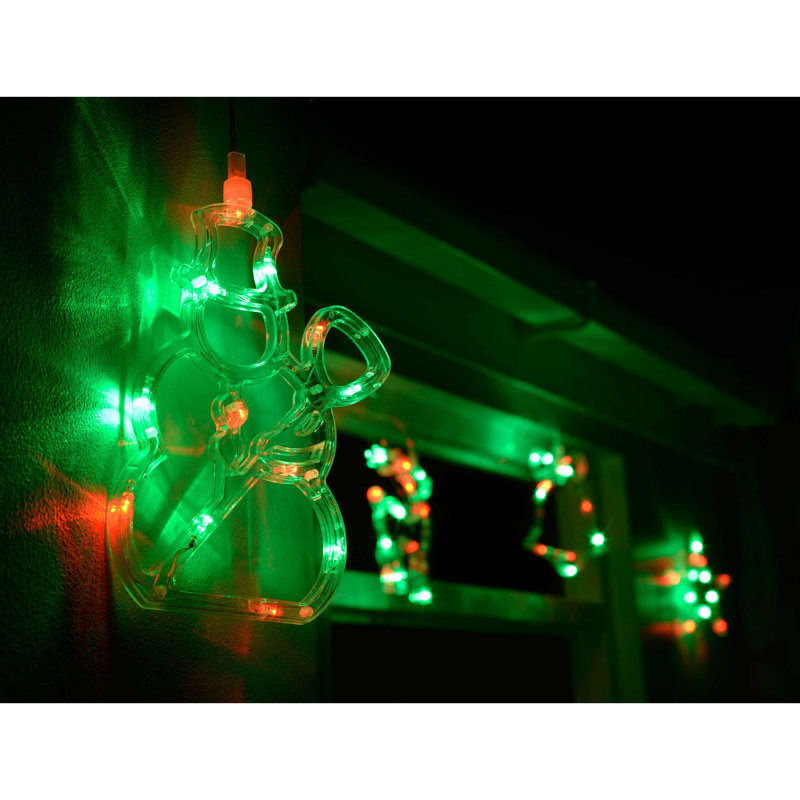 18cm LED String Lights, Red Green
