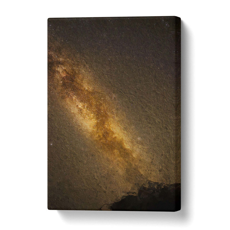 Golden Stars Above Nepal - Wrapped Canvas, 76.2 cm H x 50.8 cm W