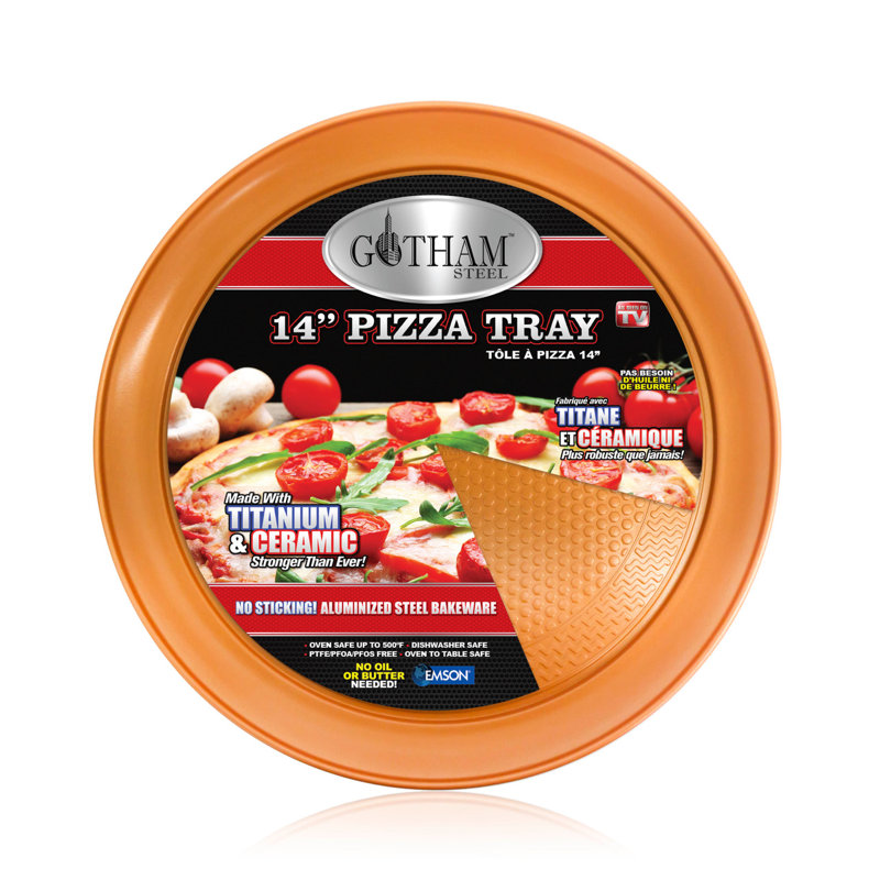Gotham Steel Textured 14" Pizza Tray