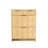 2-Drawer 2-Tip-Down Drawer Slatted Shoe Cabinet-1644791381