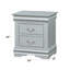 Table de chevet III Platinum Finish