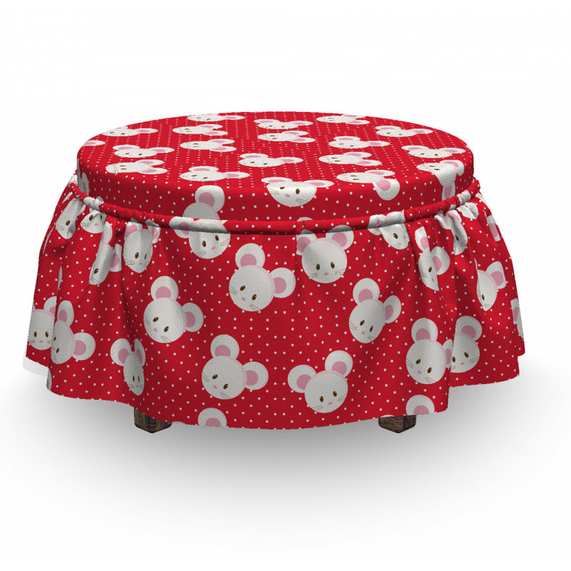 Box Cushion Ottoman Slipcover
