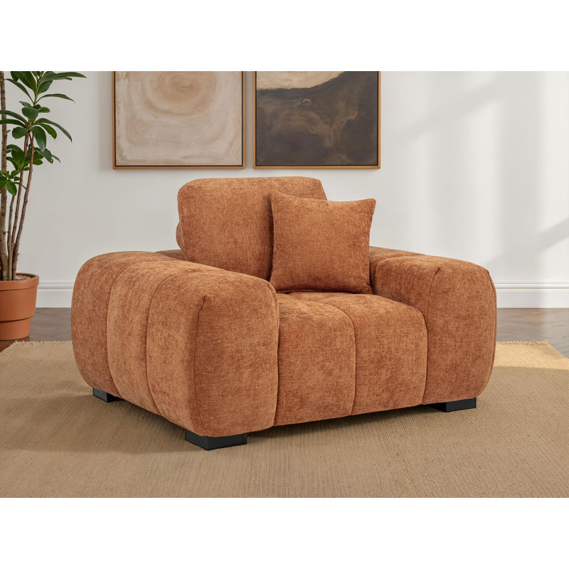 Chaise d'appoint Chizue, Orange