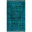 Overdyed One-of-a-Kind 3' 1" X 5' 2" Hand Knotted Area Rug
