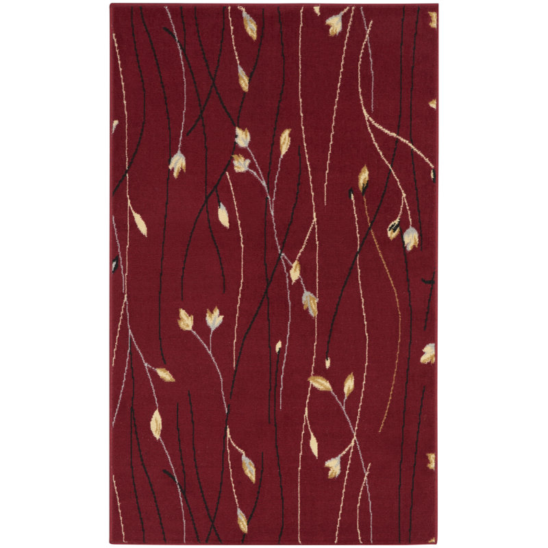 Tapis rouge Bo Botanical Eclectic, Rectangle 3 pi x 5 pi