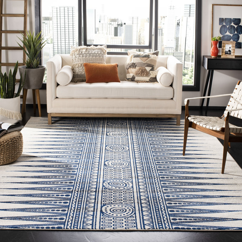 Gonzalez Performance Southwestern Rug, Rectangle 4' x 6'