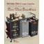 Metal Rolling Laundry Basket with Handles-1351012053