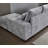 132" U Shape Sectional Sofa Cloud Couch With Removable Ottomans-1745785590