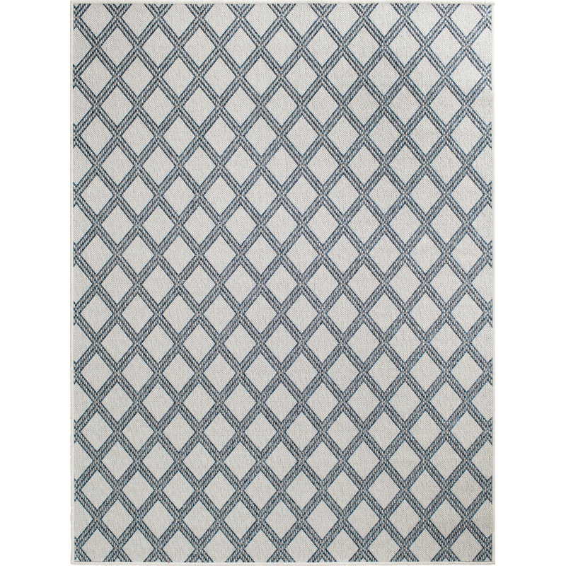 Tapis ivoire Lark Manor ™ Hampton Azerianz (5 pi 3 po x 7 pi 7 po)