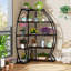 176 cm H x 72.1 cm W Corner Bookcase