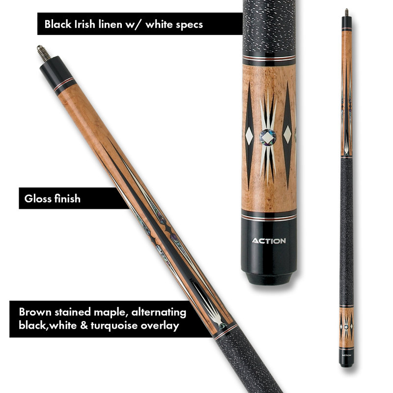 Action Exotic Pool Cue, 19 oz.