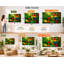 Art tropical sur toile tendue avec jardin perroquet tropical-129452312