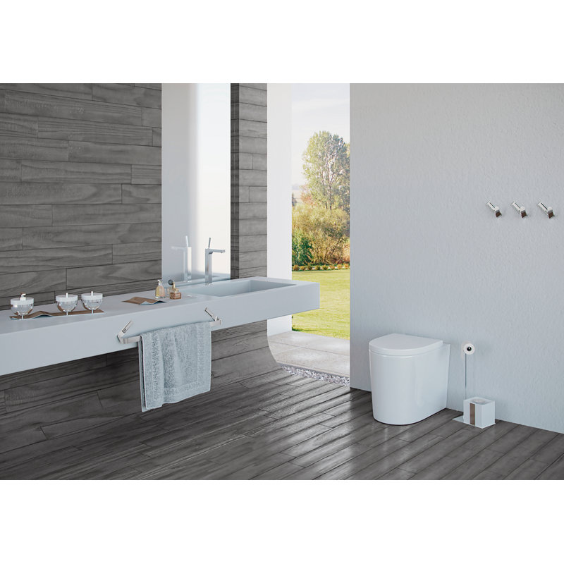 Wall Mounted Toilet Paper Holder, Polished Chrome
