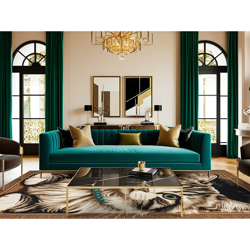  Tapis lavable Chantilly Tiffany Cats, Tapis de couloir 2 pi x 4 pi