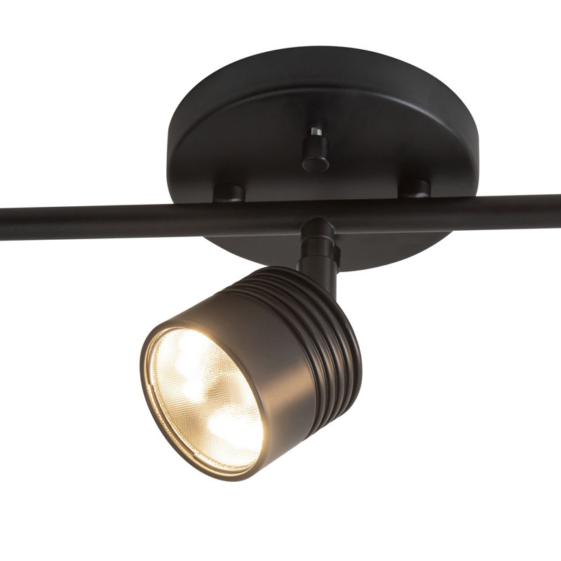 Denson 36-in Black dimmable LED adjustable Spotlight Track Light