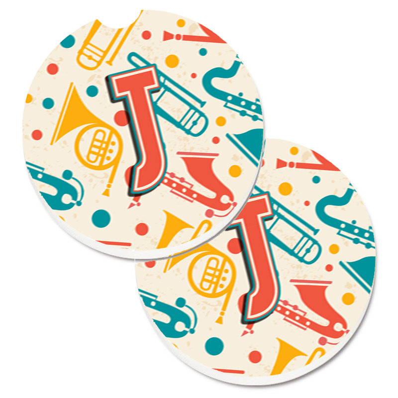 Sous-verre voiture instruments de musique, J