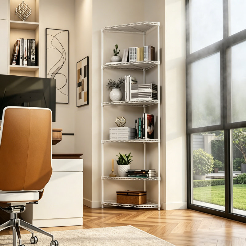 6 Tier Shelf, White