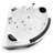 MIAMI 53" x 53" 2-Person White Corner Whirlpool Bathtub with Heater & Glass Front Panel