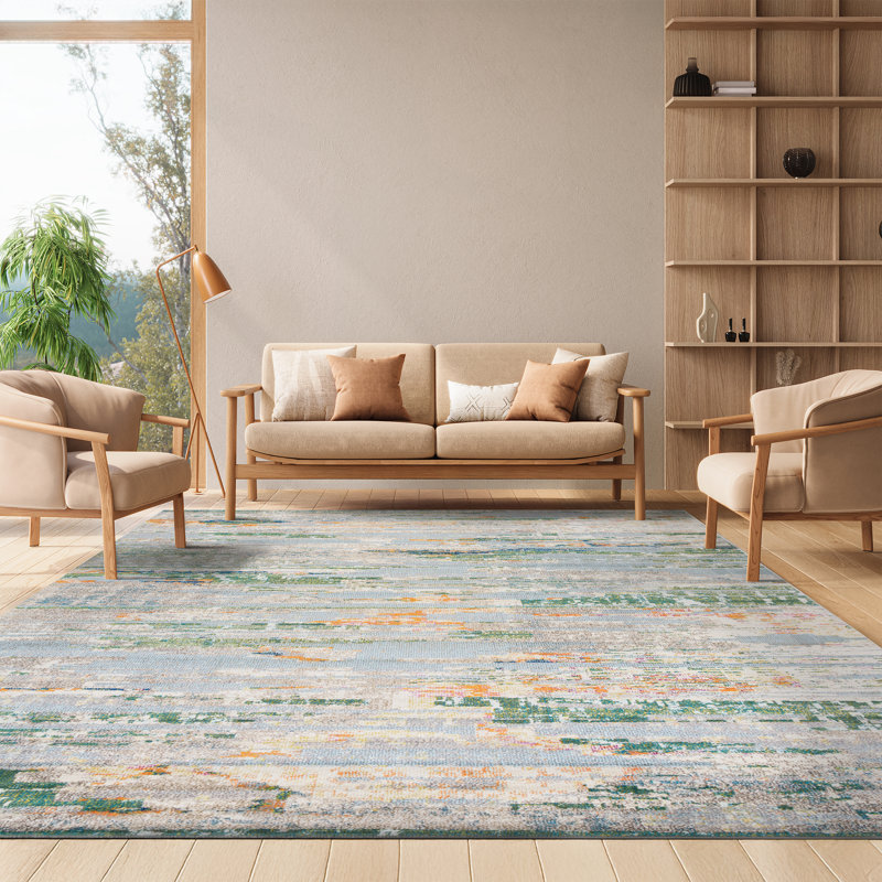 Madison Performance Abstract Rug, Rectangle 8' x 10'