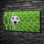 Ball In The Goal - Wrapped Canvas Print