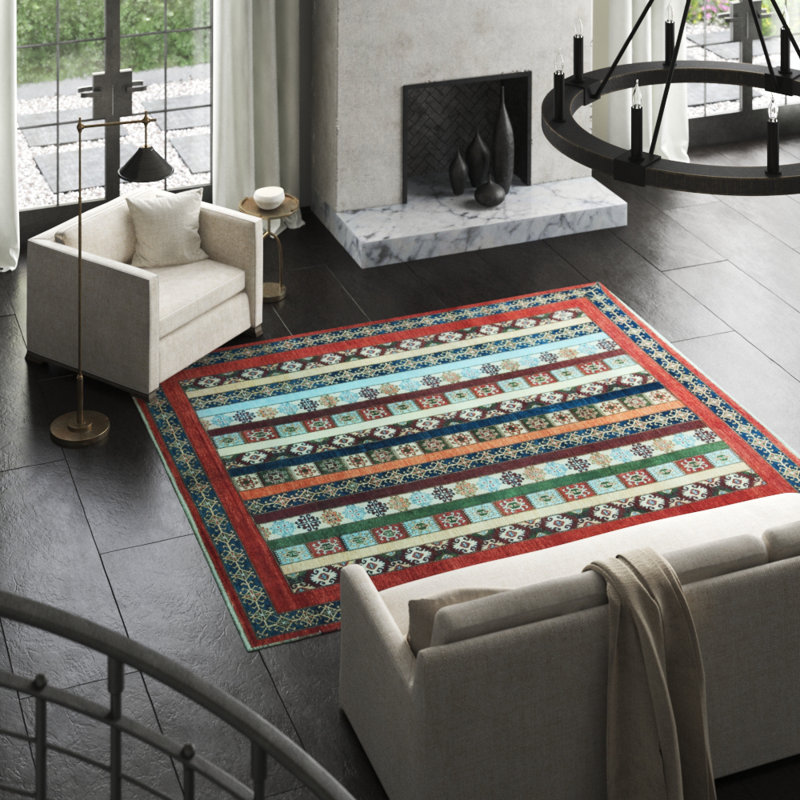 Aryana Wool Striped Area Rug