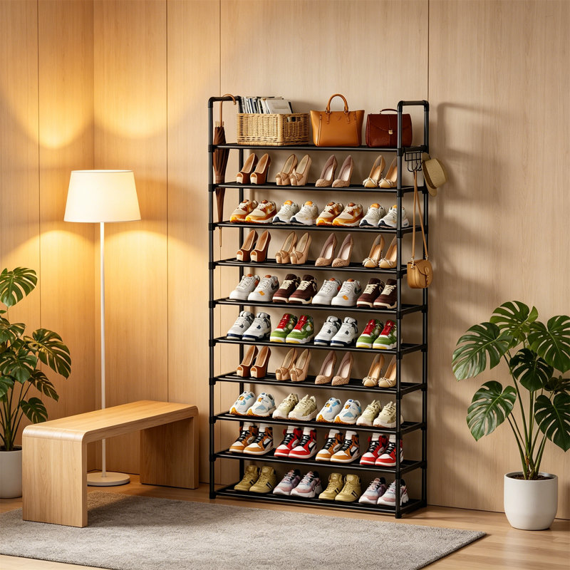 16 Pair Shoe Storage Cabinet