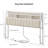 Upholstered Headboard With Built-In Outlets, LED Light & 2-Tier Storage, Adjustable Height, Ergonomic Design, Sturdy Frame-774162943