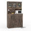 Armoire de 71 po de hauteur avec station de charge, huche de cuisine avec comptoir ouvert 71 po