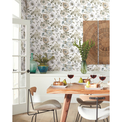 Peel & Stick Floral Roll