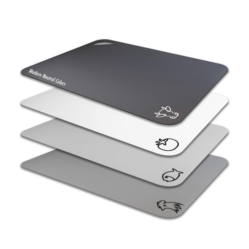Plastic chopping boards for the kitchen