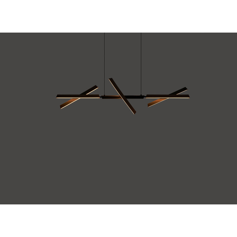 6 - Light Pendant, Champagne Gold