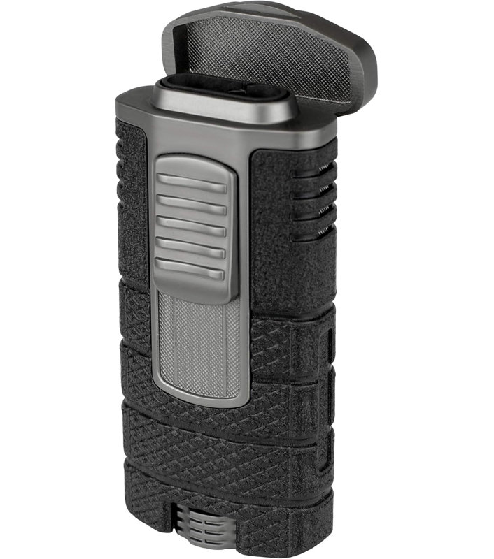 Briquet Xikar Tactical, Noir / bronze industriel
