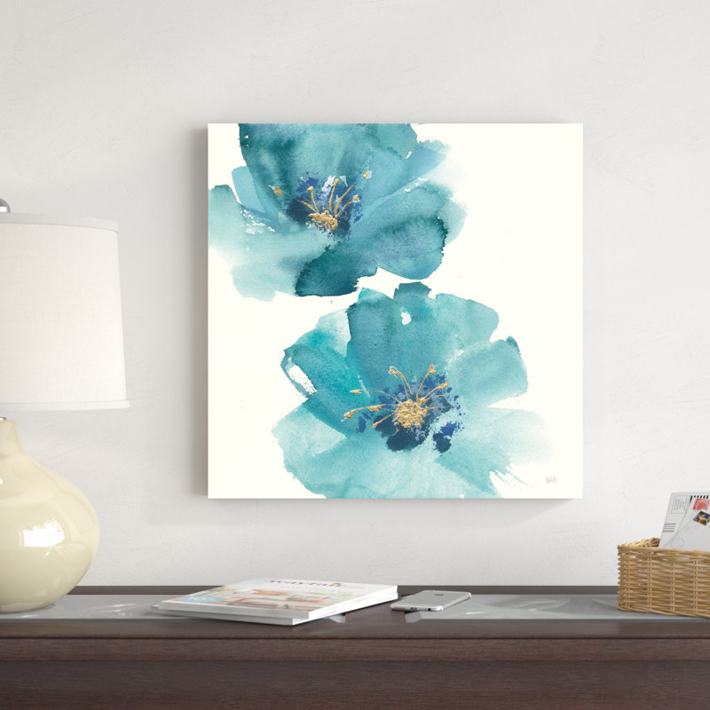 Bleu sarcelle Cosmos III, H 20 po x l 20 po x P 1,25 po