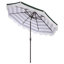 Parasol à manivelle 9 pi Lucerna-2037175896