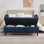Linen Upholstered Storage Bench