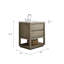 Meuble-lavabo de comptoir en marbre blanc Carrara de 30 po Oakman avec miroir Oakman
