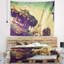 Paysage paris eiffel tower retro style tapisserie-28484521