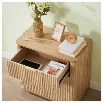 Commode 3 tiroirs Modern Oak Modern