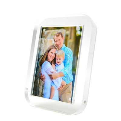 Cadre transparent en acrylique transparent 5 po x 7 po